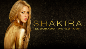 Shakira em Porto Alegre saindo da Serra